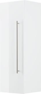 Badmöbel Hochschrank Homeline Hochglanz weiß 35 x 100 cm