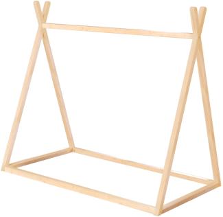 roba Tipibett 70 x 140 cm - Kinderbett nach Montessori Prinzip - FSC zertifiziertem Bambus Holz - Natur