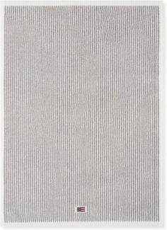 Lexington Handtuch Original Weiß Grau gestreift (70x130cm) 10002064-1700-TW30