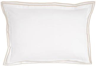 Traumschlaf Uni Kissenbezug White Collection Portofino | 40x60 cm | taupe
