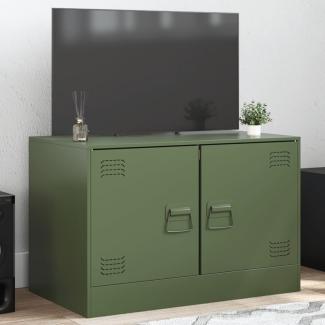 TV-Schrank Olivgrün 67x39x44 cm Stahl 841639