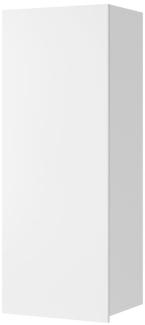 Hängeschrank Calabrini 11, Farbe: Weiß / Weiß Hochglanz