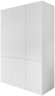 Kleiderschrank Fusbo 90 2D + 45 1D (Farbe: Weiß)