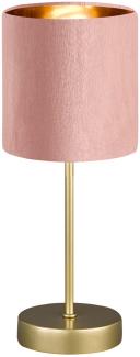 Fischer & Honsel 50493 Tischleuchte Aura Goldfarben Rosé E14 34cm