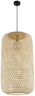 LED Pendelleuchte, Bambus-Geflecht, 39 cm, MIRENA
