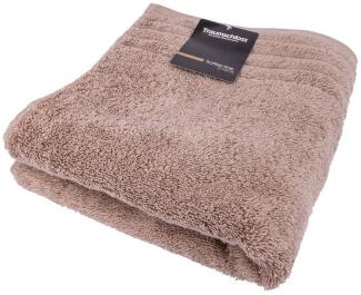 Traumschloss Gästehandtuch Premium-Line, Frottier (1-St), 100% amerikanische Supima Baumwolle mit 600g/m², Taupe