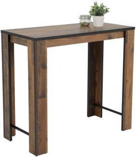 Bartisch >Coburg< in Oldwood aus Holzwerkstoff - 120x108x58cm (BxHxT)