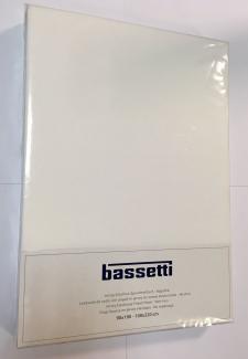 Bassetti Spannbetttuch wollweiss 90 x 200 cm 10754