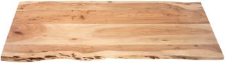Tischplatte Baumkante Akazie Natur 140 x 60 cm CURT 76574632