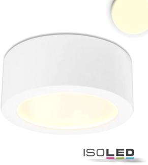 ISOLED LED Aufbauleuchte LUNA 8W, weiß, indirektes Licht, warmweiß, dimmbar