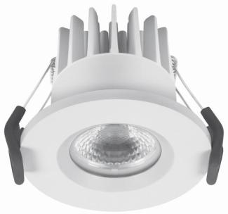 LEDVANCE Spot Fireproof fix 8W DIM WT 4000K IP65 feuerbeständige LED Einbauleuchte