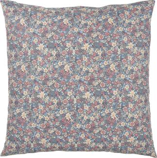 Kissenbezug Kissenhülle Baumwolle Blumenmuster Lavendel 60x60cm Laursen 6287-66