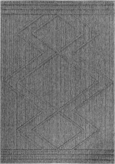 Outdoor Teppich Piero rechteckig - 200x290 cm - Grau