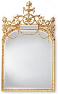 Casa Padrino Luxus Barock Spiegel Gold - Italienischer Barockstil Massivholz Wandspiegel - Luxus Möbel im Barockstil - Prunkvolle Barock Möbel - Made in Italy - Luxus Barock Interior