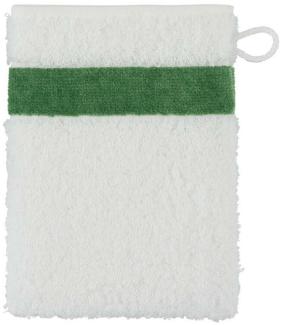 Feiler Handtücher Exclusiv mit Chenillebordüre | Waschhandschuh 15x20 cm | kiwi