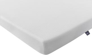 Silentnight Komfort-Rollschaum Schaumstoffmatratze, Textil, weiß, 90 x 190 cm