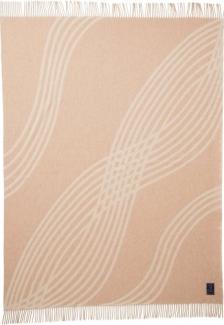 LEXINGTON Überwurf Waves Recycled Wool Jacquard Beige-Off White (130x170cm) 12414002-2610-TH10