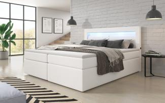 Luxusbetten24 Boxspringbett Repos, mit LED und USB