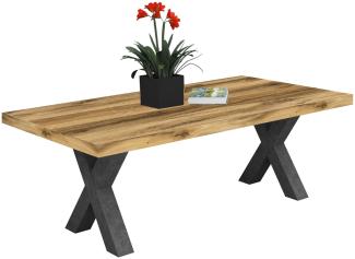 Esstisch Enzo Di Lusso 210(260/310)x78x100 Tafel Graphit/Plankeneiche 13969-210-ma