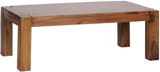 Wohnling Couchtisch PATAN 110 x 60 x 40 cm Holz Massiv, Sheesham