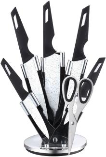 7-teiliges Profi Messer-Set drehbar Messerset sehr hochwertiges Schälmesser Küchenmesser Set Kochmesser Motiv 2
