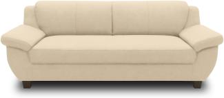 DOMO. collection 3 Sitzer, Sofa, 3er Couch, Garnitur, 3-2-1, beige, 207 cm