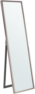 Stehspiegel silber rechteckig 40 x 140 cm TORCY