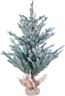 Künstlicher Weihnachtsbaum mit Schnee bestreut 90 cm grün RINGROSE
