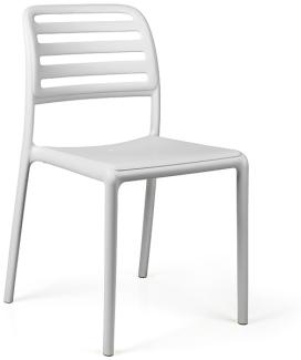 Costa Bistro Stuhl Kunststoff 6er Set (Bianco)