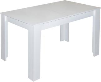 Esstisch Bull 0567 110x60 weiss matt B H T 110 150 x 75 x 60 cm