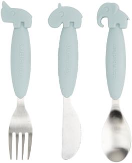 Easy-grip cutlery set Deer friends Blue 1126862 Blau hell