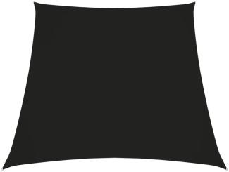 Sonnensegel Oxford-Gewebe Trapezförmig 2/4x3 m Schwarz