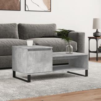 vidaXL Couchtisch Betongrau 100x50x45 cm Holzwerkstoff