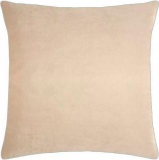 pad Kissenhülle Samt Elegance Natural Beige (50x50cm) 10127-A30-5050