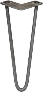 4 x 30.5cm Hairpin Tischbeine 2 Streben