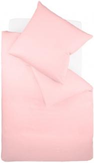 Fleuresse Interlock-Jersey-Bettwäsche colours rose 4040 Größe 155x200 cm