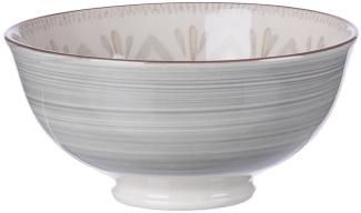 Ritzenhoff & Breker Valencia Schale, Schüssel, Frühstück, Keramik, Grau, Weiß, 12 cm, 745092