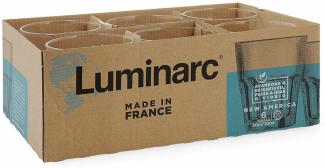 Becher Luminarc New America Durchsichtig Glas (30 cl) (Pack 6x)