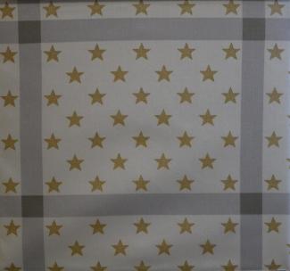 Elegante Mako-Satin Bettwäsche 135x200 cm Starling Sterne gold 2155 -7