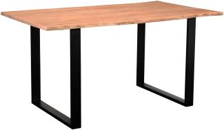 Tisch 160x85 Akazie natur Küchentisch Esstisch Speisetisch Esszimmer Wohnzimmer