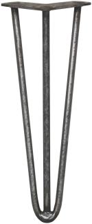 4 x 35. 5cm Hairpin Tischbeine 3 Streben - 12mm -