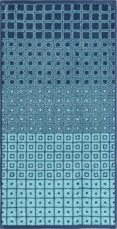 Kaya Handtuch blau 50x100cm 500 g/m², 100% Baumwolle Mesopotamian Cotton