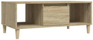 vidaXL Couchtisch Sonoma-Eiche 90x50x36,5 cm Holzwerkstoff