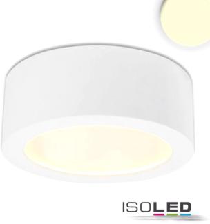 ISOLED LED Aufbauleuchte LUNA 12W, weiß, indirektes Licht, warmweiß, dimmbar