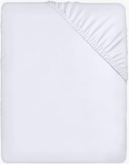 Utopia Bedding - Spannbettlaken 135x190cm - Weiß - Gebürstete Mikrofaser Spannbetttuch - 35 cm Tiefe Tasche