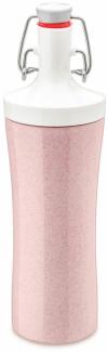 Koziol Plopp To Go Trinkflasche, Trink Flasche, Outdoorflasche, Getränkflasche, Wasserflasche, Kunststoff, Organic Pink / Cotton White, 25. 3 cm, 3796315