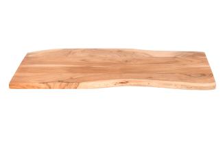 Tischplatte Baumkante Akazie Natur 100 x 40 cm CURTIS 76574207