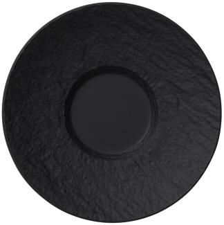 Villeroy & Boch Manufacture Rock Espressountertasse schwarz Ø 12,1 cm