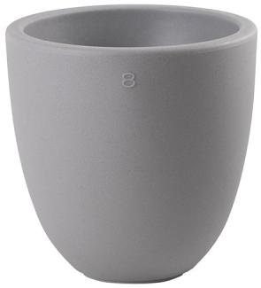 Blumentopf LED Shining Curvy Pot (grey S E27)