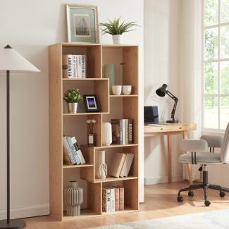 Bücherregal Hå Bambus 160x80x30cm Natur [en. casa]